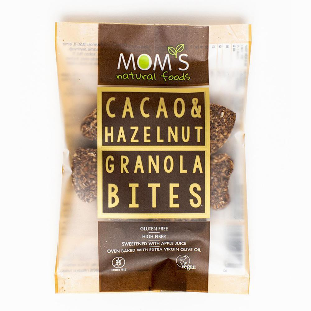 Mom's Natural Granola Bites, Cacao \& Hazelnut, 1 Piece - 1