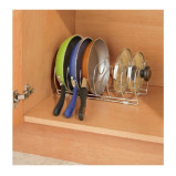 Interdesign 48680es Stainless Steel Classico Cookware Organizer, Silver - 2 miniature