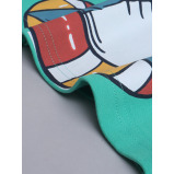Victor and Jane Infant 2PC Set, Green T-Shirt with Cute Shark And Blue Shorts 3-6M - 5 miniature