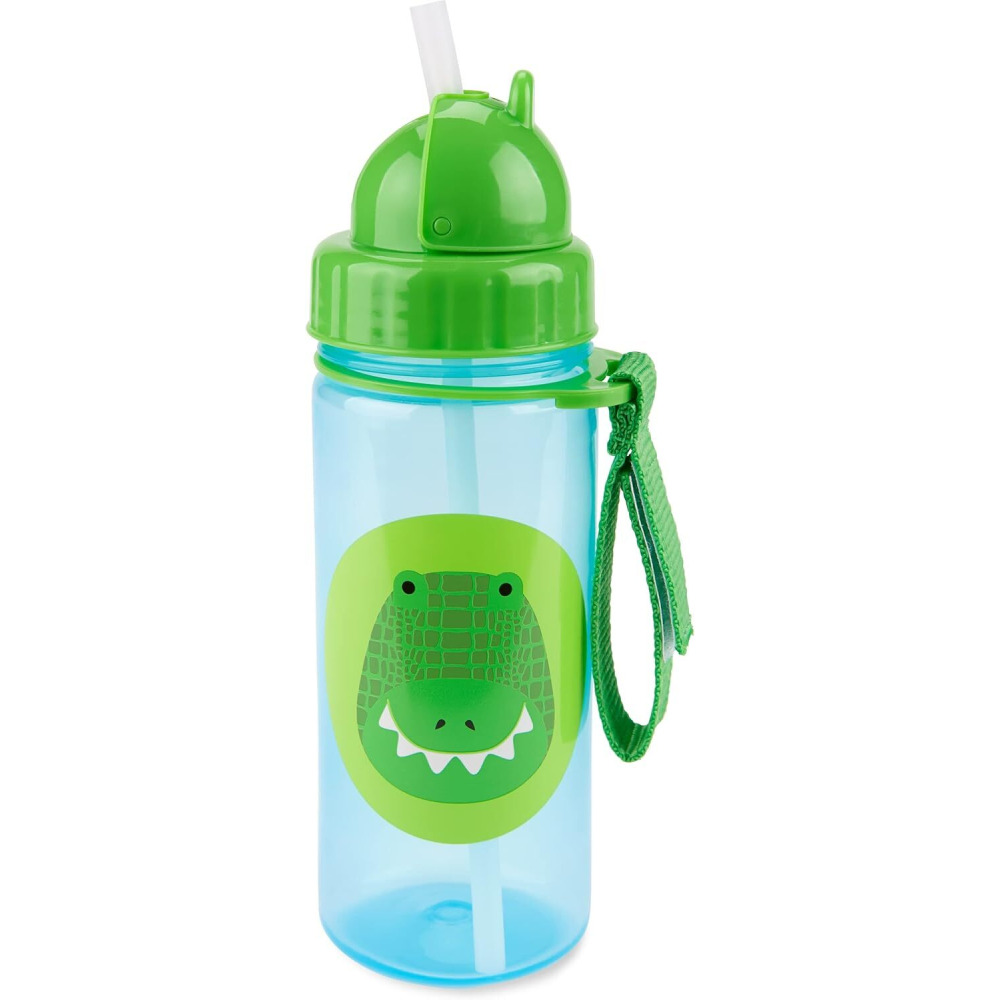 Skip Hop Zoo Straw Bottle - Crocodile - 1