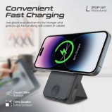 Promate PowerMag-Trio SuperCharge MagSafe Compatible & Apple Watch Wireless Charging Power Bank - 3 miniature