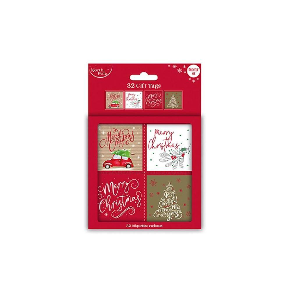 North Pole 32 Gift Tags 33021 - 1