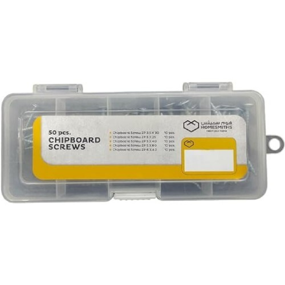 Homesmiths 50 pcs Chipboard Screws - 2