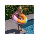 Swim Essentials, Swim ring with rainbow printed, 90 cm, 6+ - 3 miniature