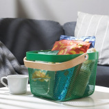 IKEA RISATORP Basket, Dark Green, 25x26x18 cm - 4 miniature