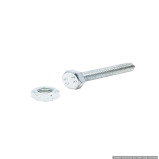 Homesmiths G.I Bolts & Nut 10 X 60 mm - 3 miniature