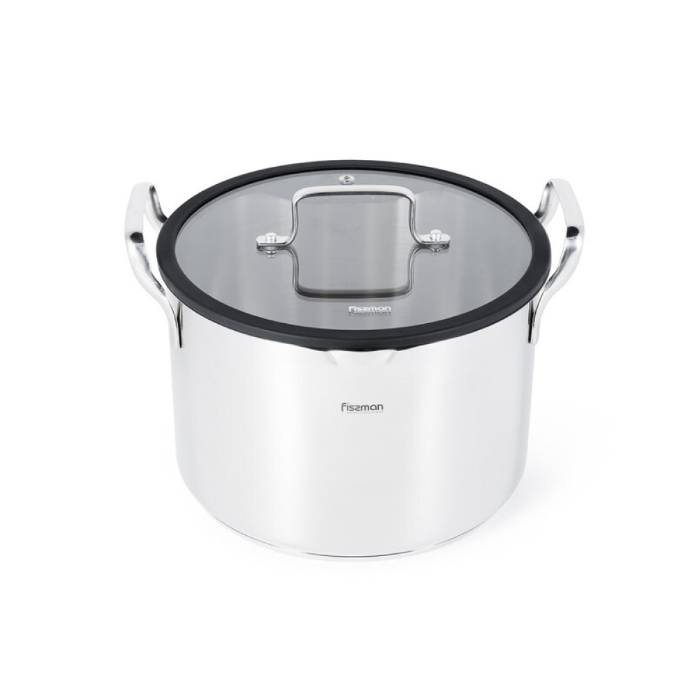 Fissman 4-Piece Cookware Fabia Series (Pots: 2.5 l / 18 cm; 6.2 l / 24 cm; lids 18 / 24 cm) - 6