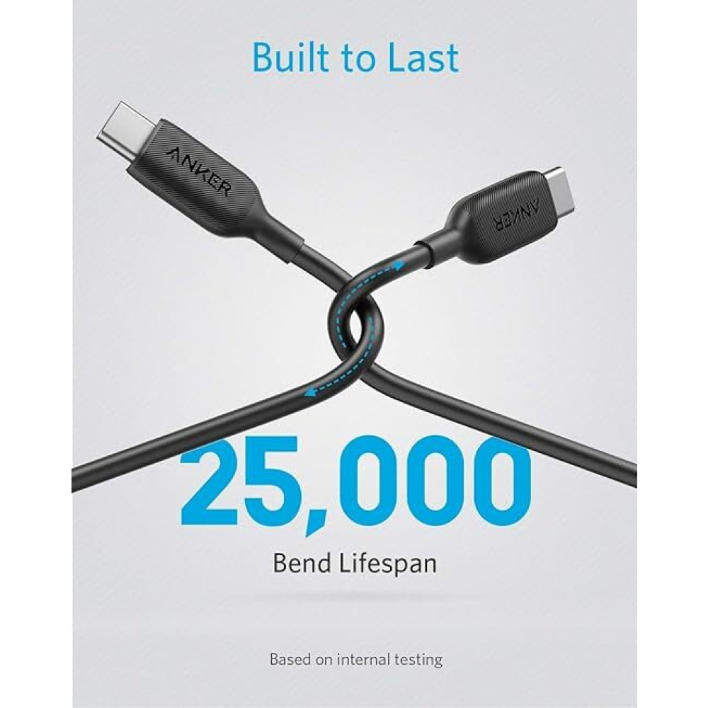 ANKER, Кабель Power LINE III usb-c — USB-C, 0,9 метра, Черный - 3