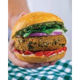 Dr. Praegers Perfect Chick’n Spinach Pesto Burger 226g - 2 miniature