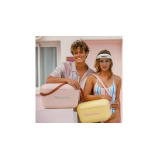 Polarbox Classic Cooler Box with Leather Strap, Blue - Marine Green Rigid Thermal Insulated Ice for Beach, Picnic Party, 12 L - 6 miniature