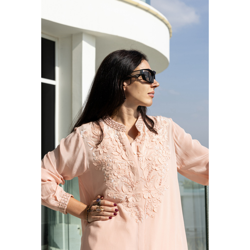 Asian Spirit, Pink Blossom Tunic, Free size (S - L) - 5