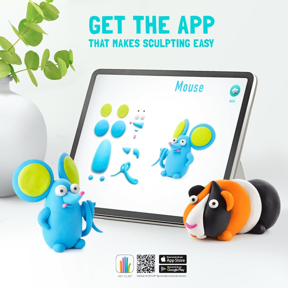 Air-Dry Clay Hey Clay - Bugs: Spider, Dragonfly, Ladybird, 6 Cans - 3