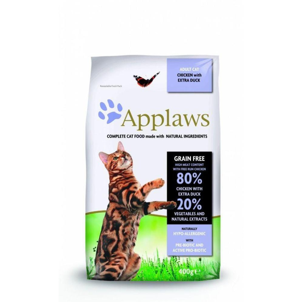 Applaws Adult Cat Food with Chicken, Duck and Vegetables - grain free, hypoallergenic, pre- probiotic - 1