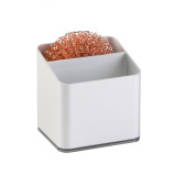 InterDesign Metro Ultra Scrub Hub Silver - 4 miniature