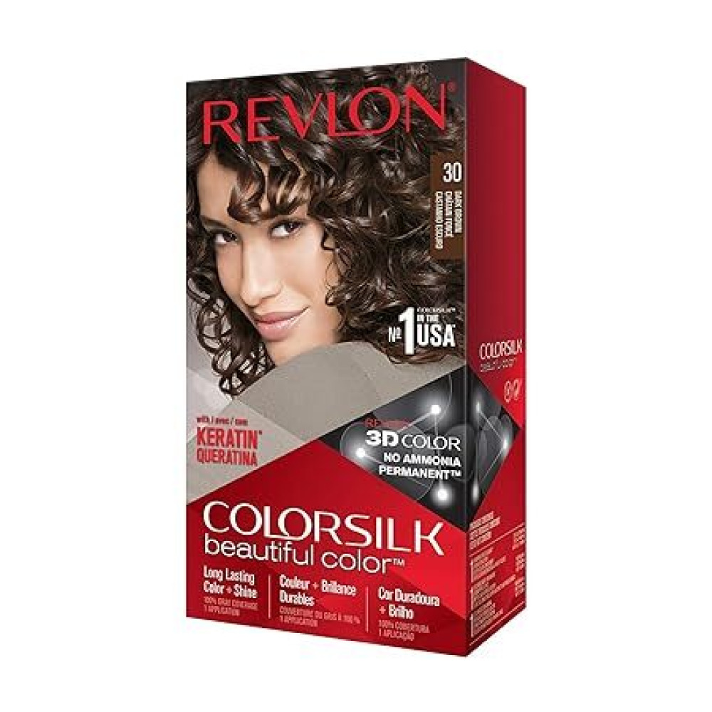 Revlon Colorsilk Haircolor #30 Dark Brown 3N - 1