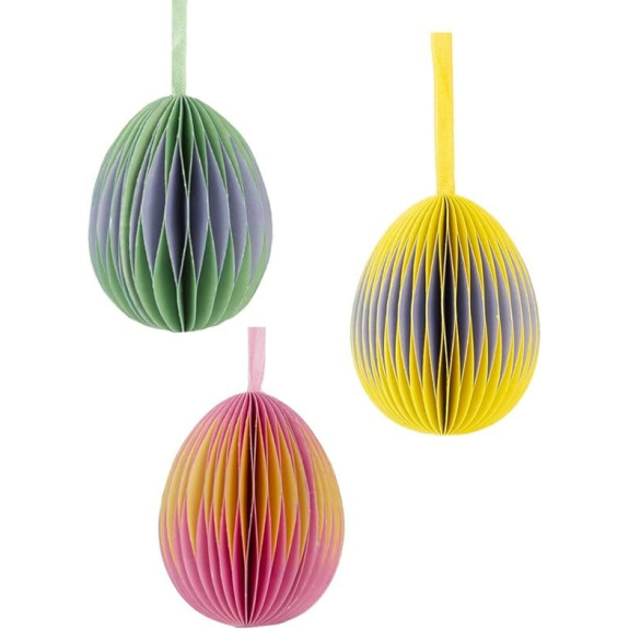 طاولات ناطقة على شكل أرنب ربيعي معلقة على شكل قرص العسل بحجم 8 سم، عبوة من 3 قطع