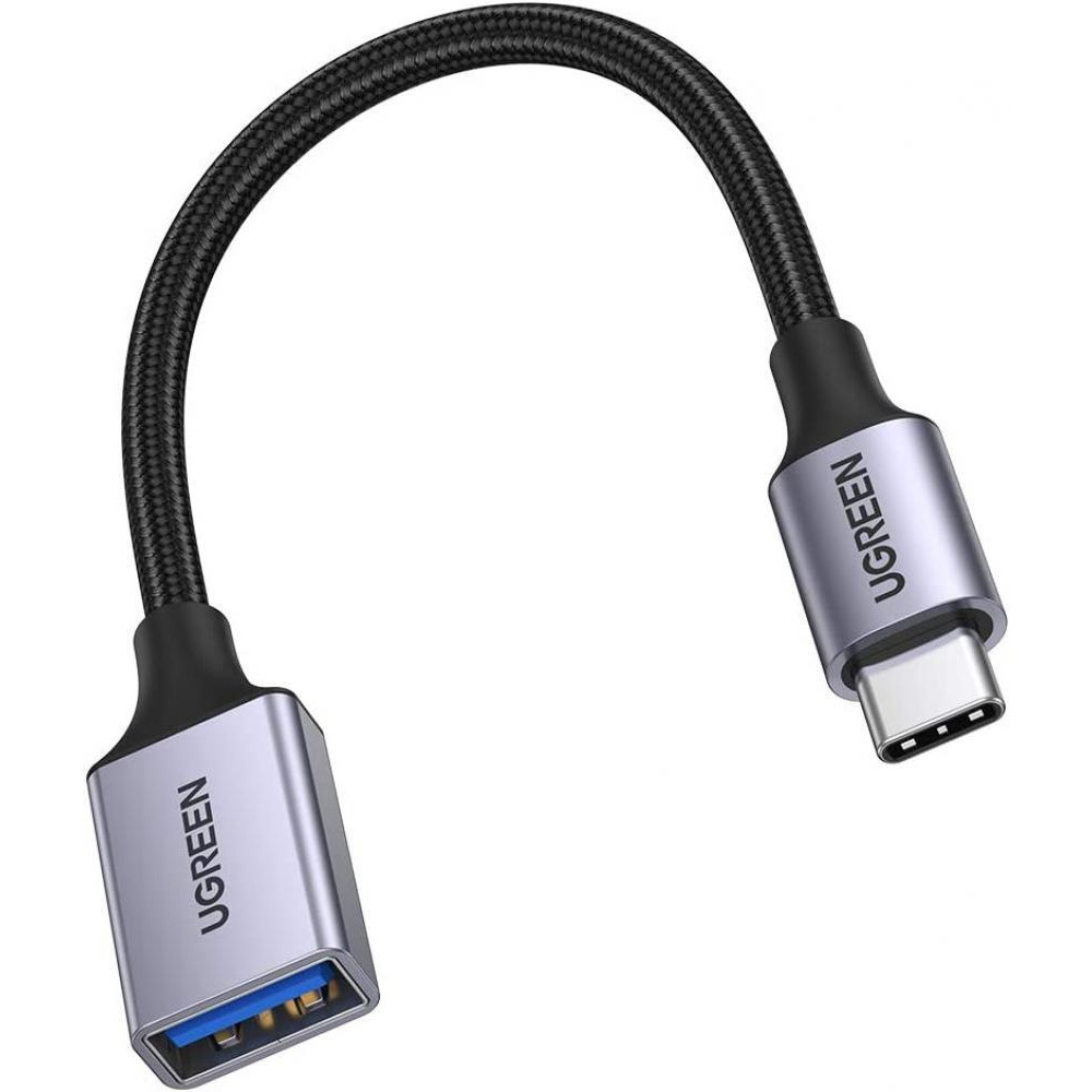 UGREEN / Charging cable, USB C to USB 3.0 adapter braided Type C Male to USB female OTG data cable, Samsung - 8