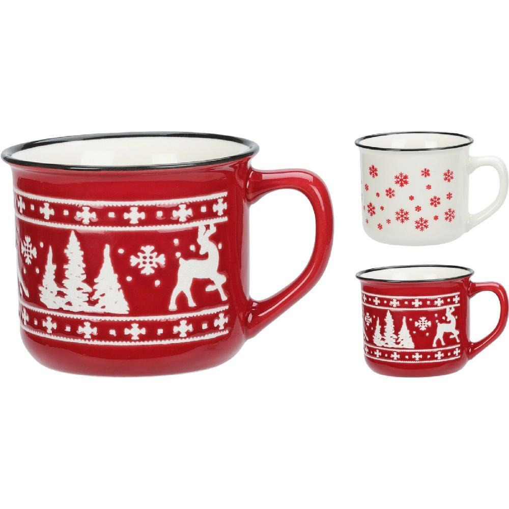 Koopman Xmas Mug New Bone 150 ml Assorted 1 Piece - 1