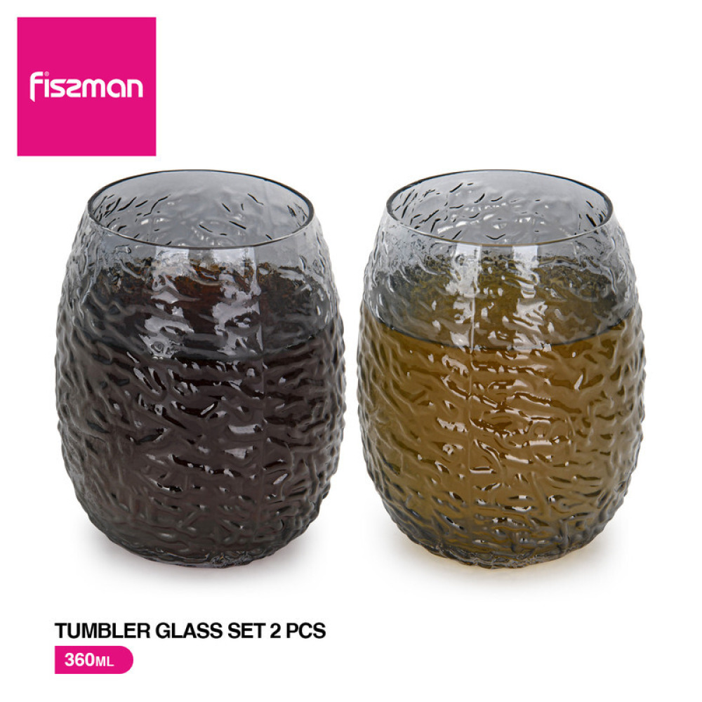 Набор Стаканов Fissman 2Шт 360Мл (Массив Стекла) - 6