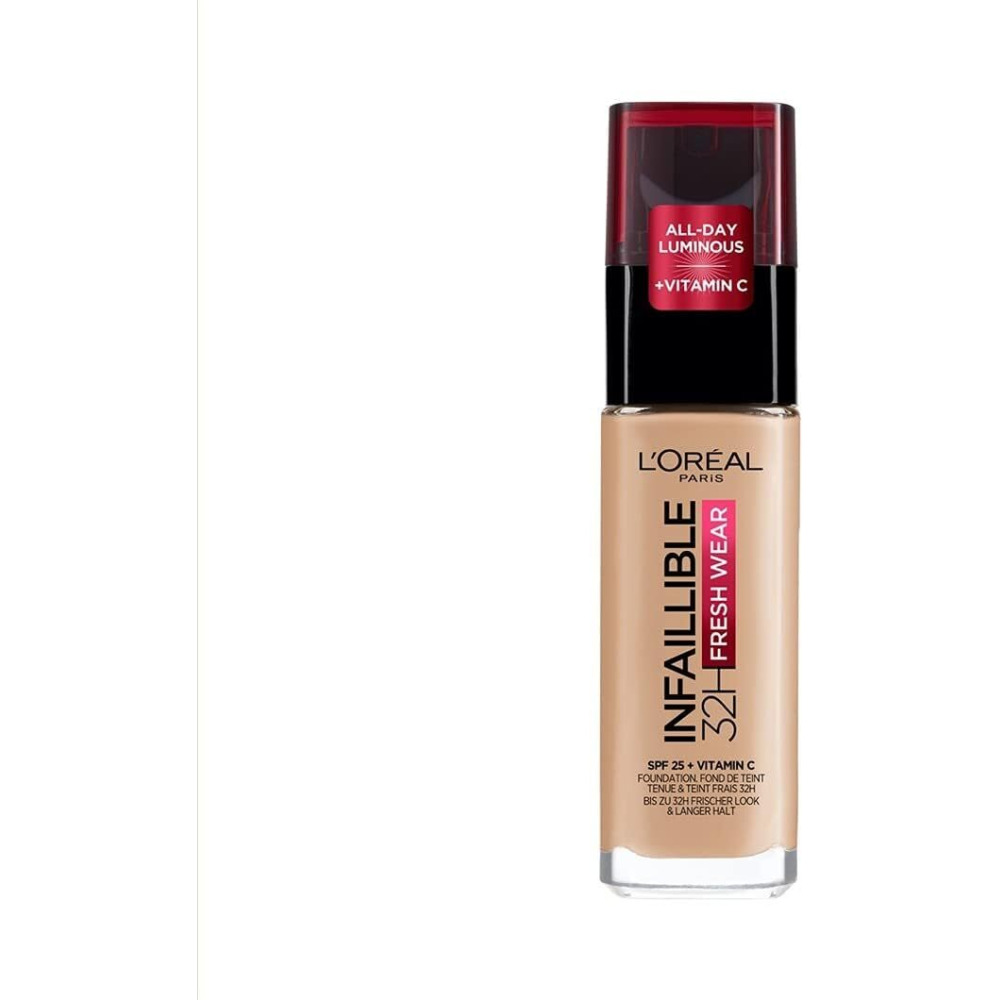 L’Oréal Paris L’Oréal Paris , Infaillible 24hr Freshwear Foundation 145 Rose Beige - 1