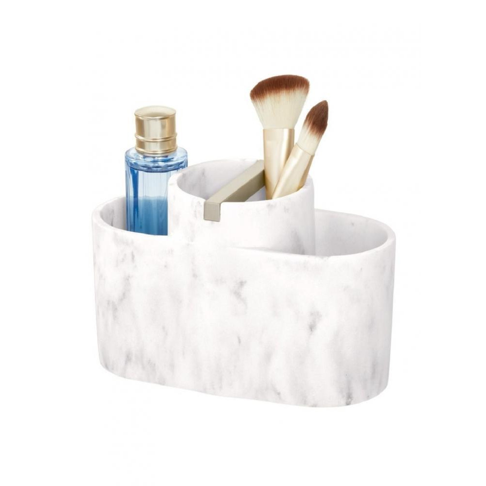 Inter design Dakota Divided Organizer White Marble  Satin - 3