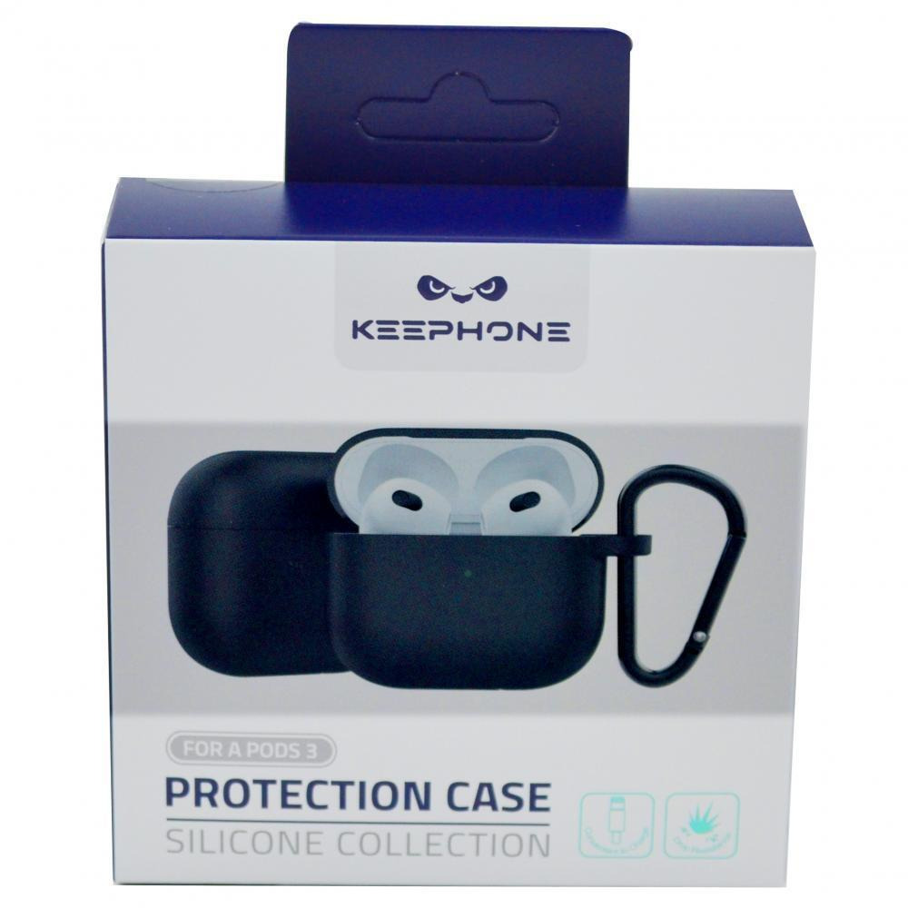 Keephone Airpods3 Silicon Case Black - 1