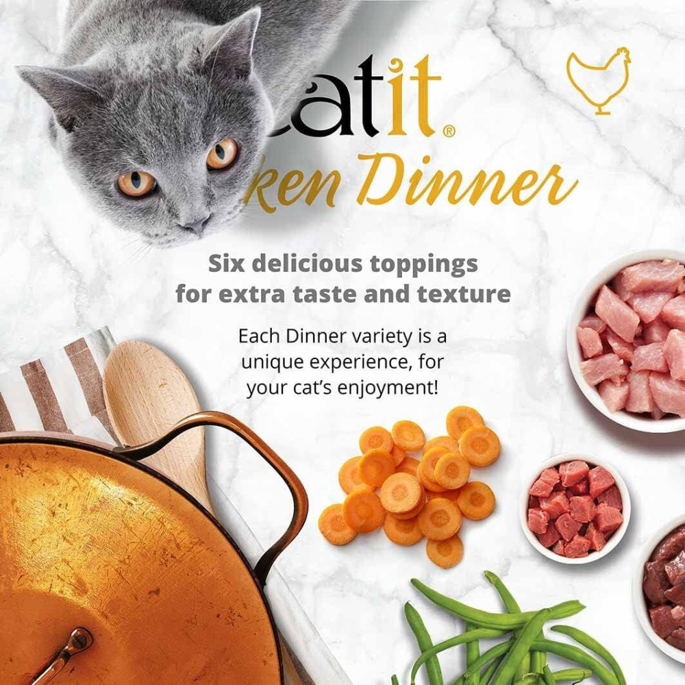 Ужин Из КУРИЦЫ Catit, ПЕЧЕНЬ И БАТАТ, 80 Г, упаковка ИЗ 6 шт. - 5