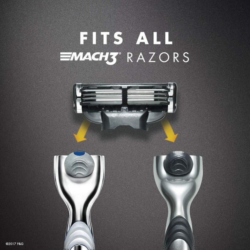 Razor refill cartridges, Gillette, Mach3, 8 pcs - 7