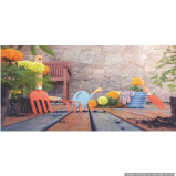 ترامونتينا آلة زراعة بمقبض خشبي 3 أسنان - 3 miniature