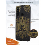 Protective Case Cover for Xiaomi Redmi Note 8 Meditation - 2 miniature
