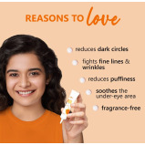 Plum 3% Vitamin C, 3% Peptide & 3% Caffeine Under Eye Cream with Mandarin 15ml - 2 miniature