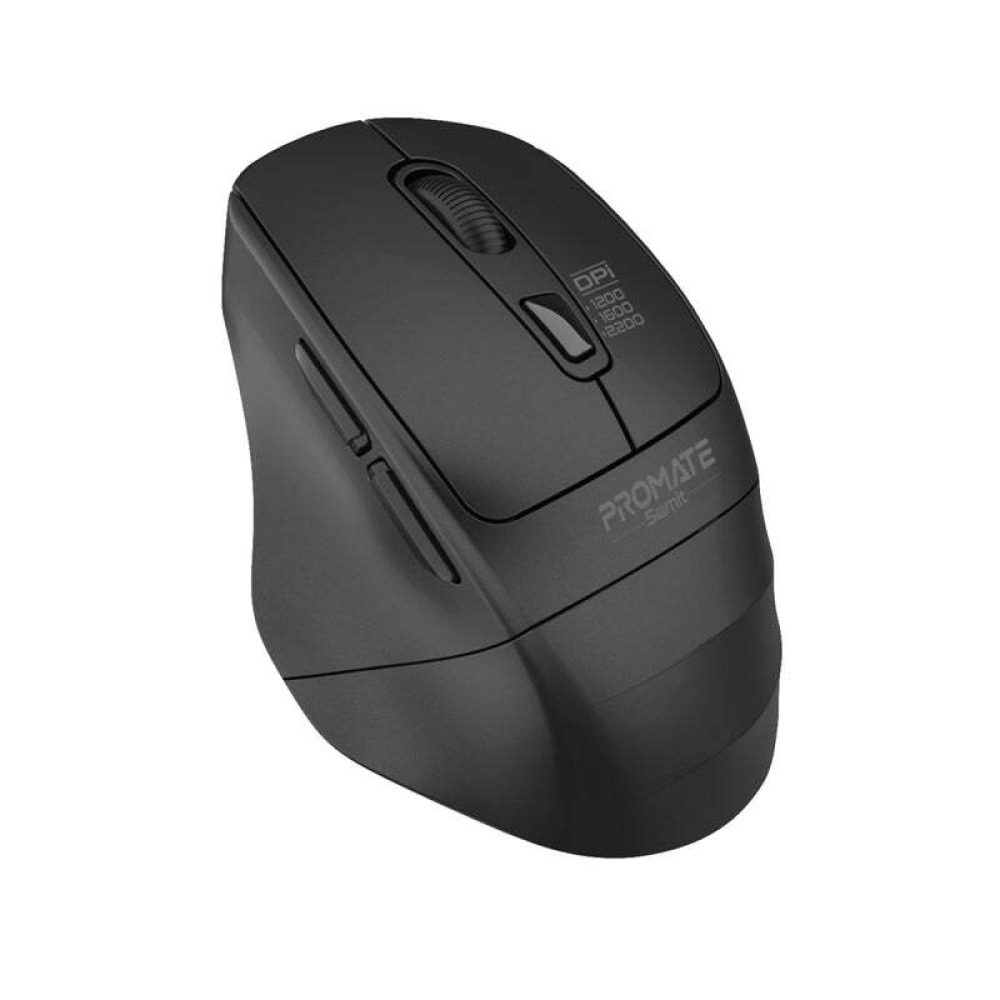 Promate Samit 2.4GHz Ergonomic 2200 DPI Silent Click Wireless Mouse - 5