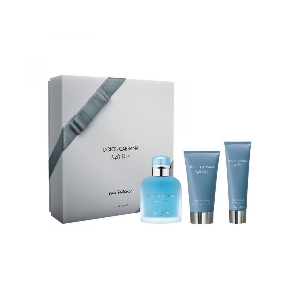D\&G Light Blue Eau Intense Pour Homme Eau De Parfum 100ML Set - 1