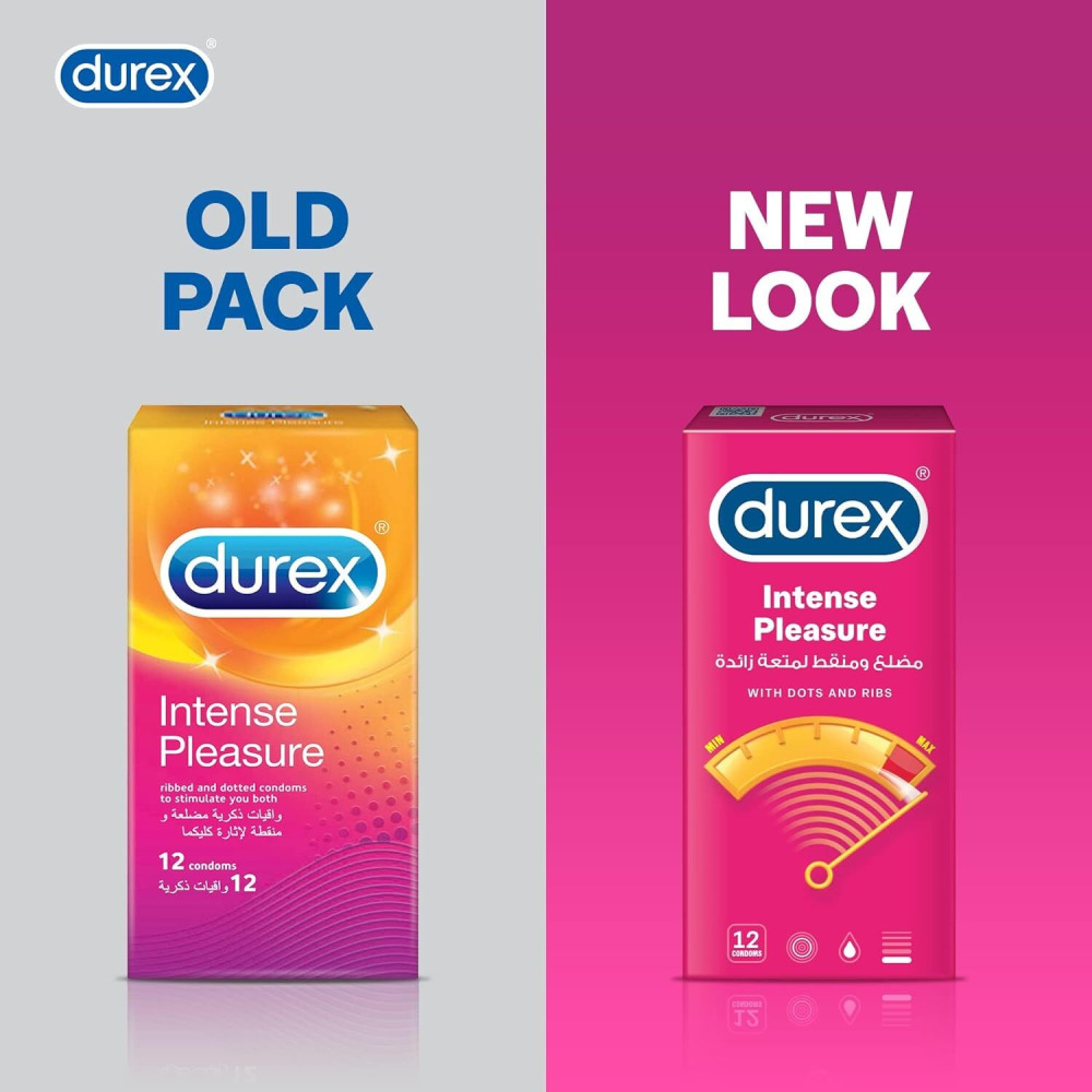 Презервативы Durex Intense Pleasure для Мужчин - Упаковка Из 12 шт. - 2