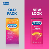 Презервативы Durex Intense Pleasure для Мужчин - Упаковка Из 12 шт. - 2 miniature