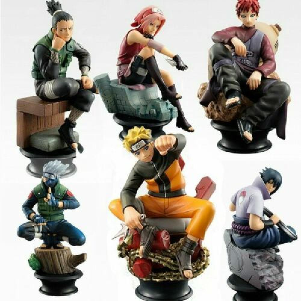 QiaoKai / Naruto action figure toys, 6 pcs - 1