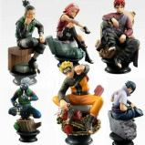 QiaoKai / Naruto action figure toys, 6 pcs - 1 miniature