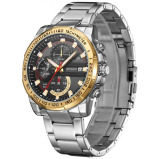 Kenneth Scott Men's Black Dial Chronograph Watch - K22101-SBSBG - 2 miniature