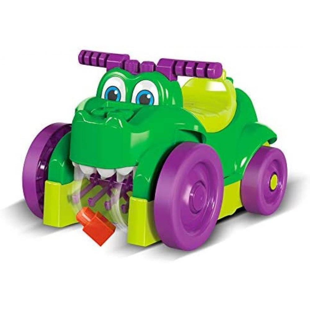 Mega Bloks / First Builders Ride 'n Chomp Croc with Big Building Blocks, 26 Pieces, GFG22, 1-3 years - 4