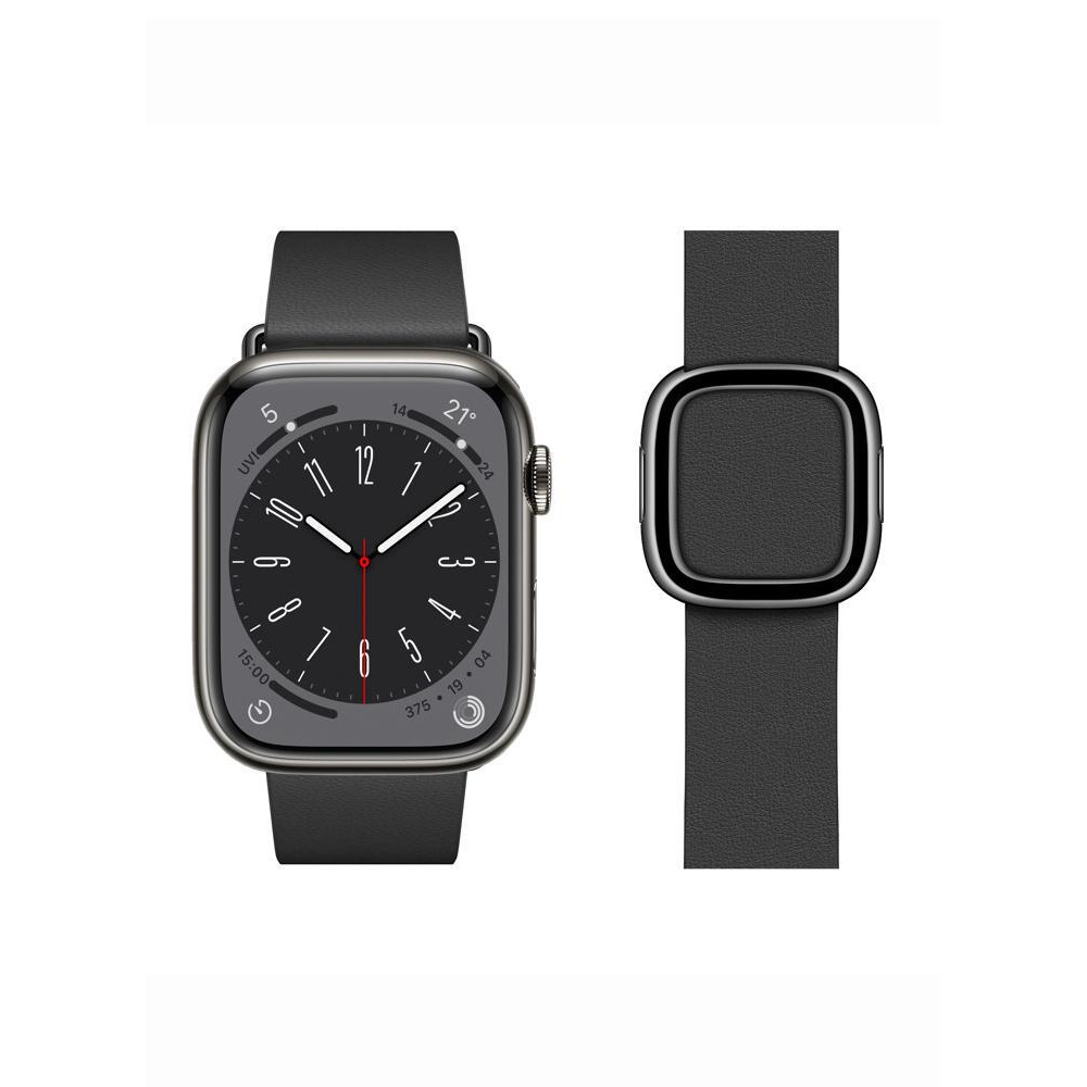 Perfii Leather Replacement Band For Apple Watch 49/45/44/42mm Series Ultra/8/7/6/5/4/SE - 2