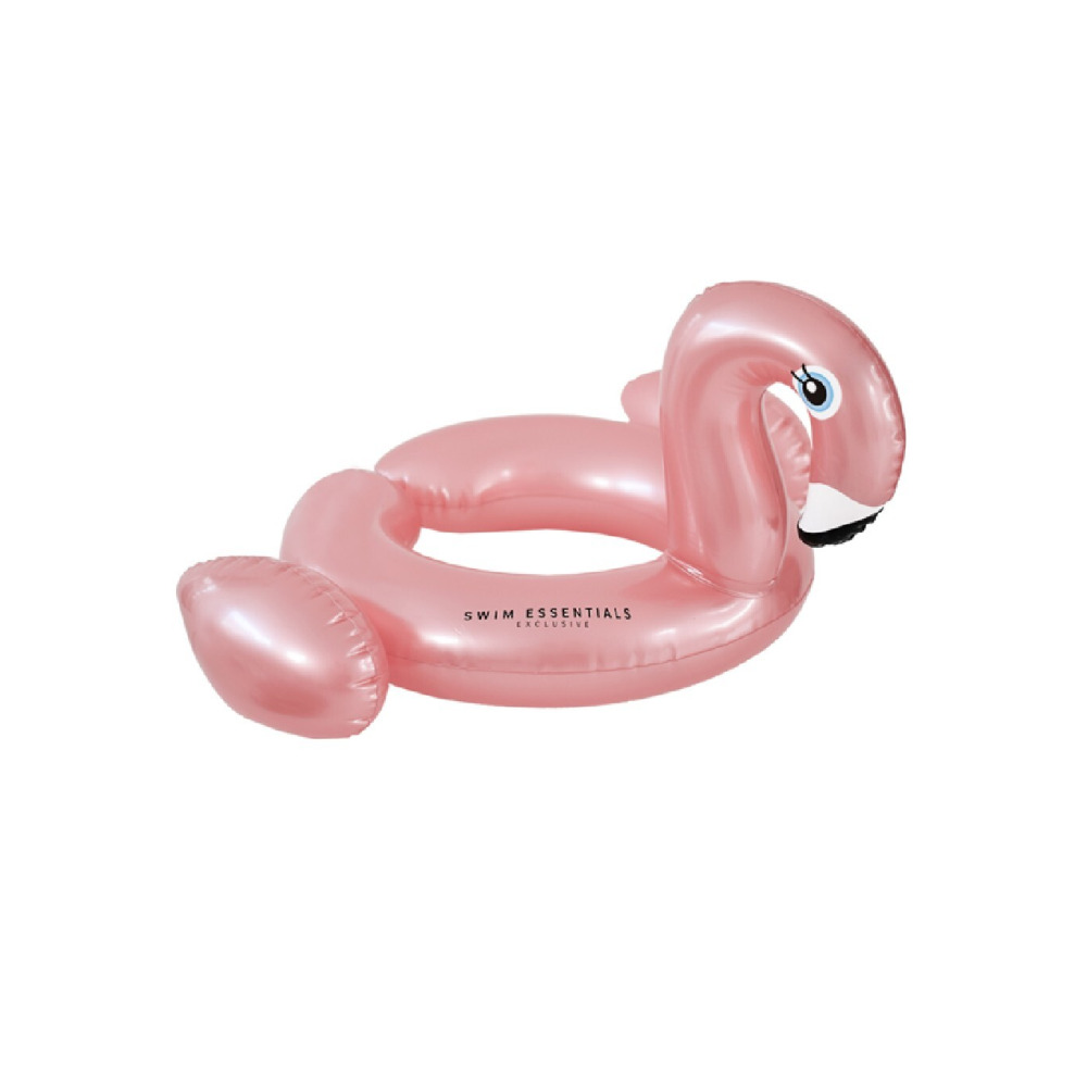 Swim Essentials, Swim split ring, Rose gold flamingo, 56 cm, 3+ - 1