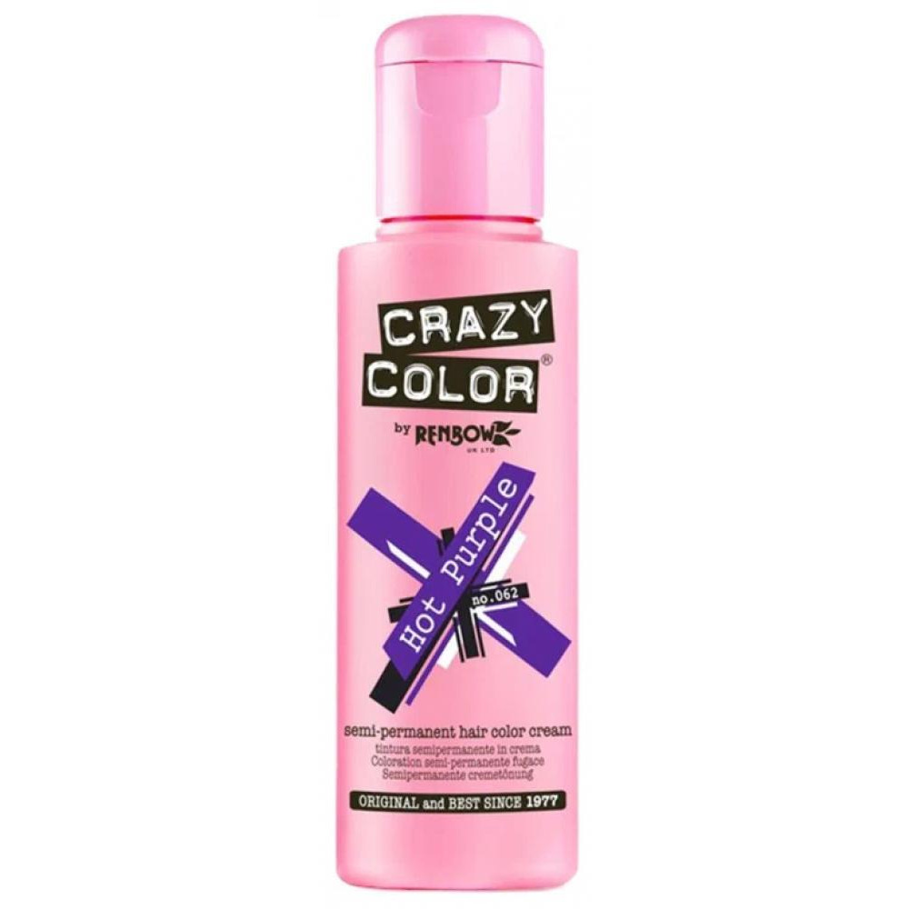 Crazy Color / Hair color, Semi permanent, 062 - hot purple - 1