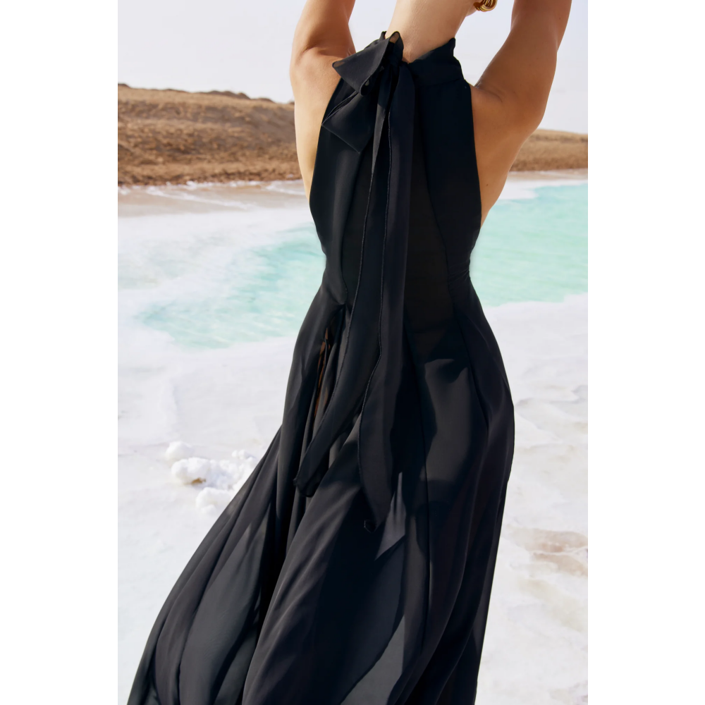 GIA, Женское платье, ПОЛИЭСТЕР, Размер S, Черный - 4