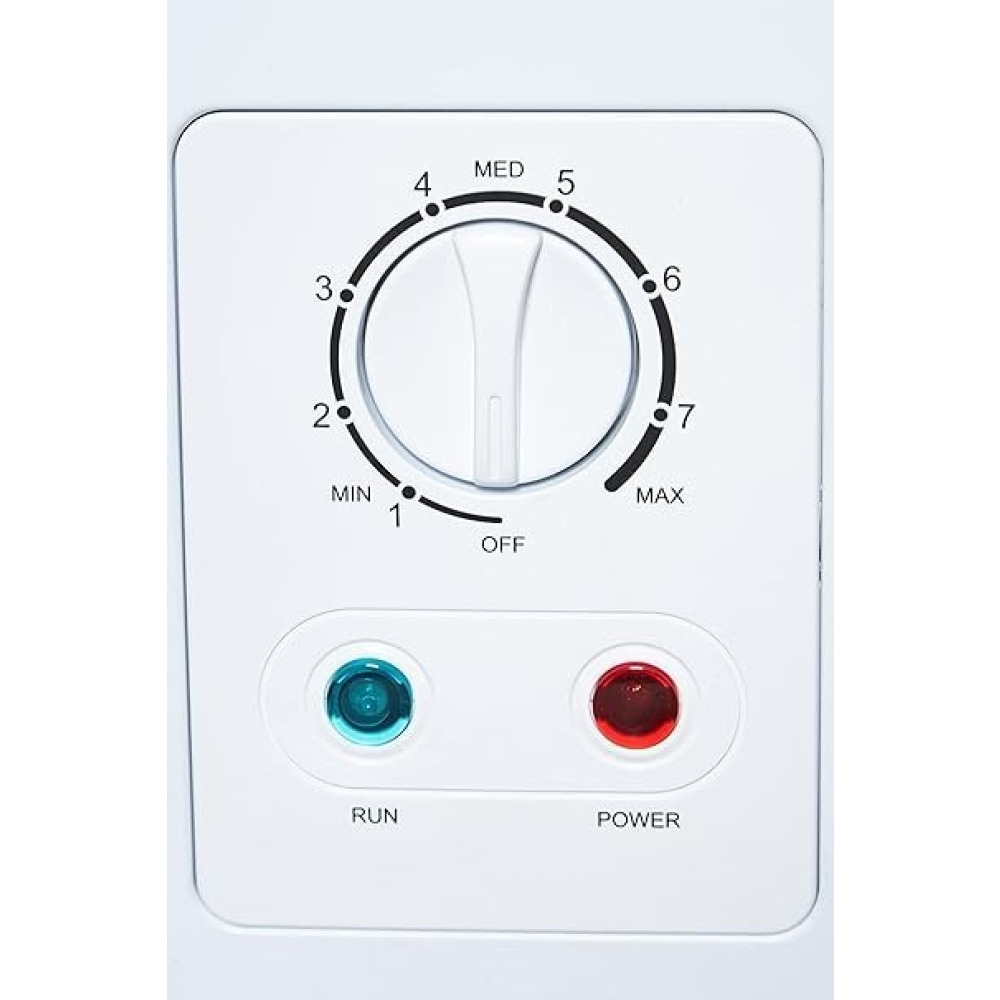 Admiral 400L Chest Freezer with White Interior, Gross capacity of 400L, Net capacity308L, Outside Condenser, Tropical Type with Lock and Key \& Lamp, - 4