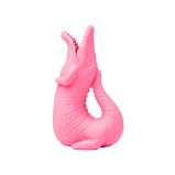 Jug Scrunch Crocodile for bath and beach, Silicone, Flamingo Pink - 1 miniature