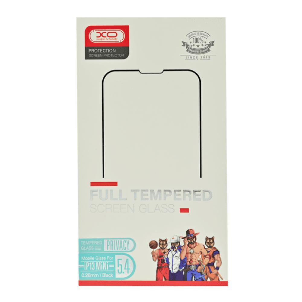 XO Tempered Glass Privacy Screen Protector, iPhone 13 Mini  - 1