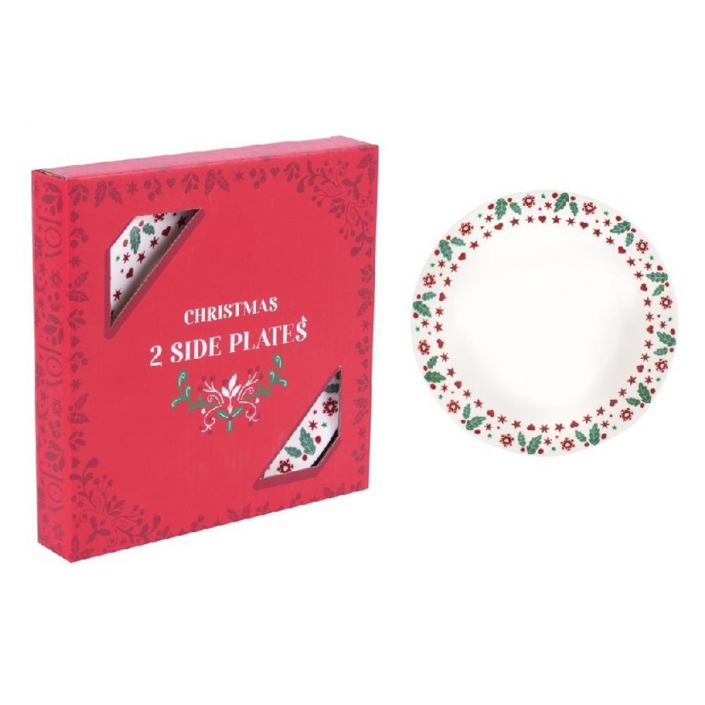 Rsw Christmas Joy 7.5 inch Side Plates Set Of 2 - 2
