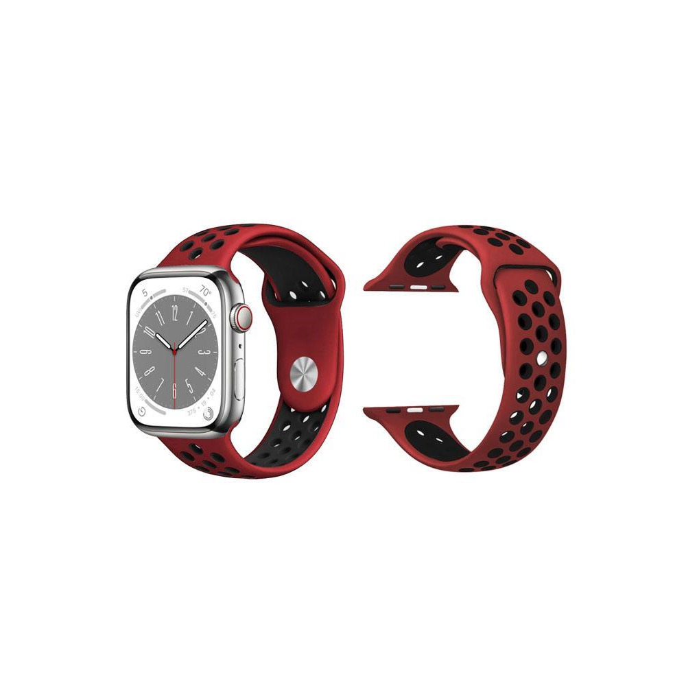 Perfii Dot Silicone Replacement Band For Apple Watch 41, 40, 38 mm Series 8/7/6/5/4 SE - 2