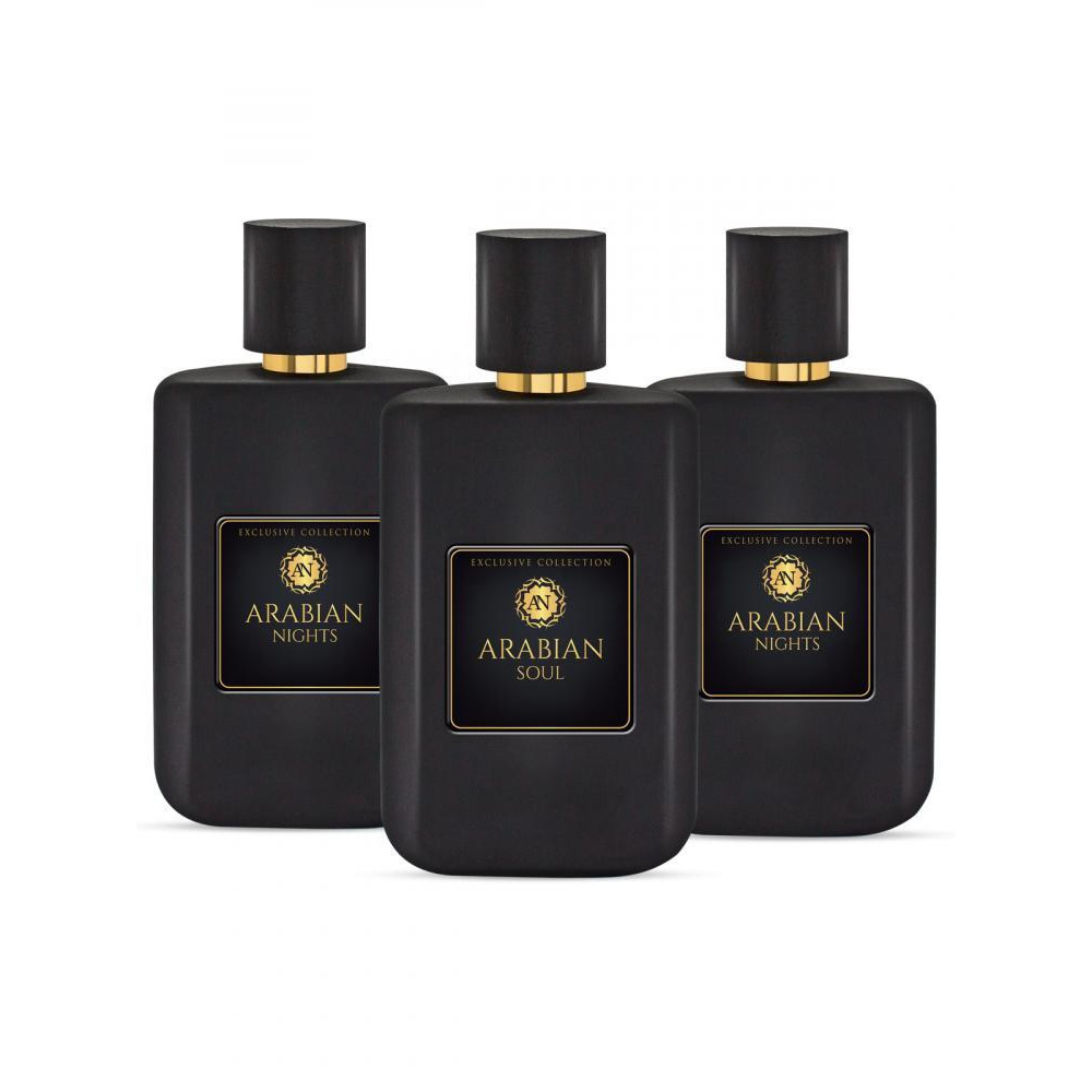 Arabian Eagle Exclusive Collection Gift Set Arabian Dreams + Soul + Nights For Unisex Eau De Parfum 3x50ML (Pack of 3) - 1
