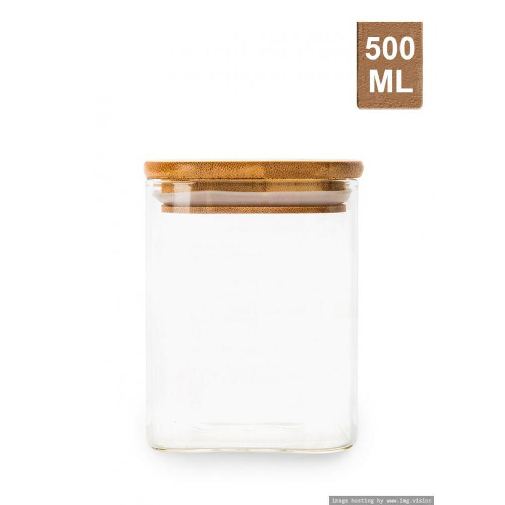 Little Storage Co 500ML Square Jar - 1